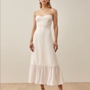 Reformation Enya Dress in Ivory